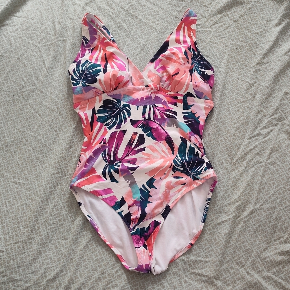 Leilani Tropical Print One-Piece Swimsuit 8
